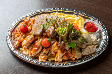 お肉メインのオードブル料理