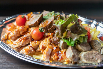 お肉メインのオードブル料理