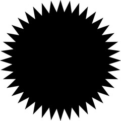 Badge icon illustration shape