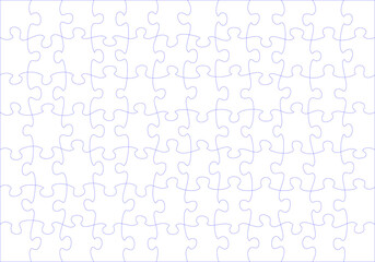 Jigsaw puzzle illustration shape