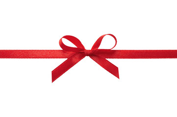 PNG. Red Ribbon bow.