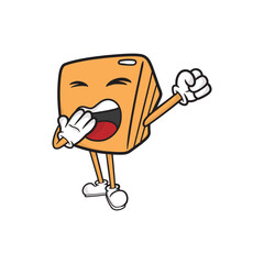 box cartoon character