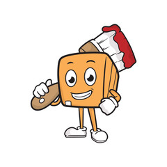 box cartoon character