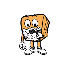 box cartoon character