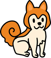 Fototapeta premium Cute animal character for kids and baby illustration