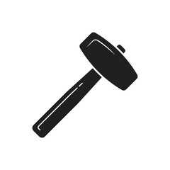 Hammer icon design isolated on white background. vector illustration