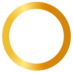 Gold Circle Frame