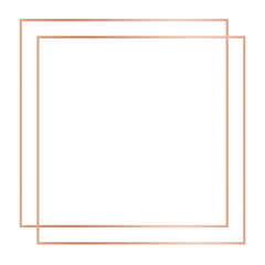 Obraz premium Gold Geometric Frame