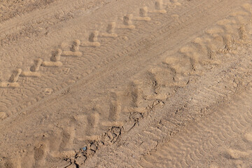 Gravel highway in rural areas