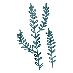 Watercolor Leaves
