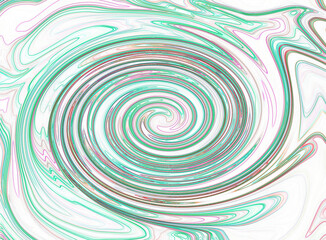 Fototapeta na wymiar Abstract background, a swirl of white with a green tint of water
