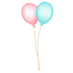 Cute pastel balloon. 