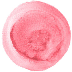 Pink watercolor splash