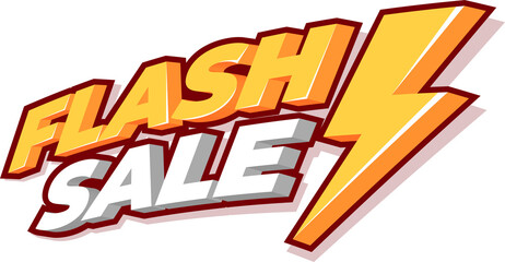 Flash sale with thunder.