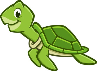 Cartoon Sea Turtle