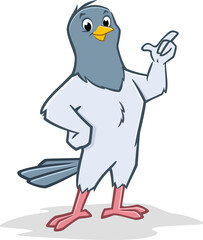 Cartoon Pigeon