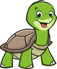 Cartoon Baby Turtle
