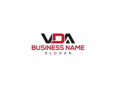 Creative VDA Logo Icon, Monogram vda Letter Logo Design And Unique Style For Your Brand or Business