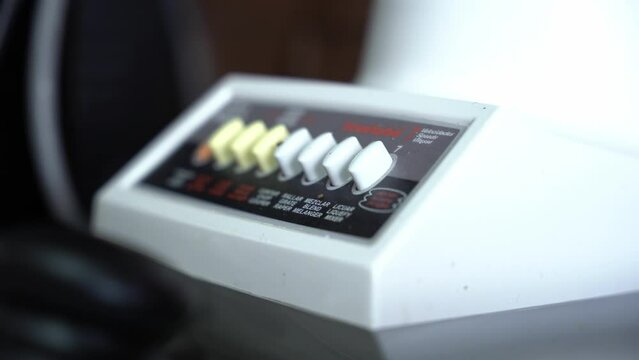 Close up of a blender device