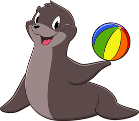 Cartoon Sea Lion