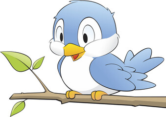 Cute Cartoon Bird