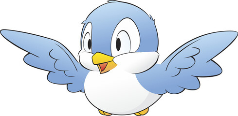 Cute Cartoon Bird