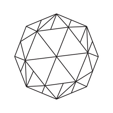 diamond basic shape abstract geometric design