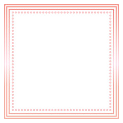 Rose Gold Square Frame