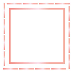 Obraz premium Rose Gold Square Frame