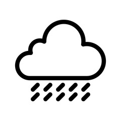 Rain Icon Vector Symbol Design Illustration