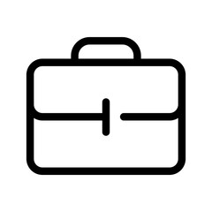 Briefcase Icon Vector Symbol Design Illustration