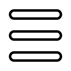 Fototapeta premium Side Menu Icon Vector Symbol Design Illustration