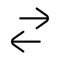 Exchange Icon Vector Symbol Design Illustration