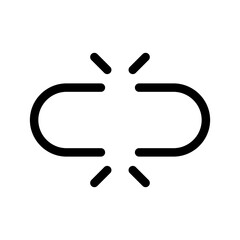Unlink Icon Vector Symbol Design Illustration