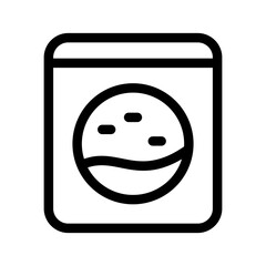 Fototapeta premium Washing Machine Icon Vector Symbol Design Illustration