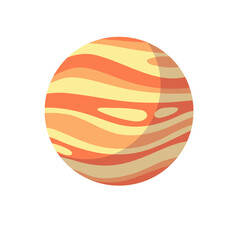 Naklejka premium planets in the solar system star science education