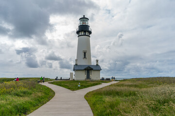 Fototapeta na wymiar Yaquina Head Lighthouse Natural Area, Oregon Coast 