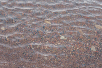 Stones in clear water