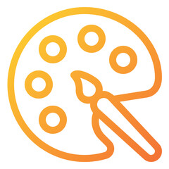 paint draw Icon Illustration