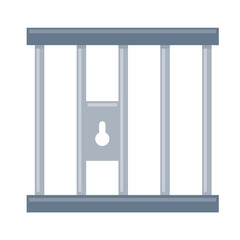 Handcuffs. Chains for detaining offenders.