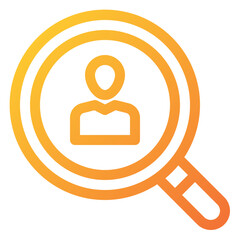 search designer Icon Illustration