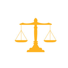 judge scales The symbol of justice in the judgment of the judges in the courts.