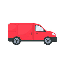 Trucks deliver goods to the recipient. online ordering concept