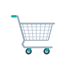 shopping carts in shopping malls for placing products for payment