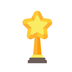 golden star trophy for the winner of the contest