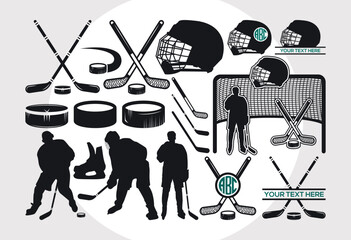 Hockey Puck Sticks SVG Bundle | Hockey Puck Svg | Hockey Sticks Svg | Puck Svg | Sticks Svg | Hockey Player Svg |