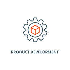 Product development icon with simple element illustration concept symbol design used for web and mobile