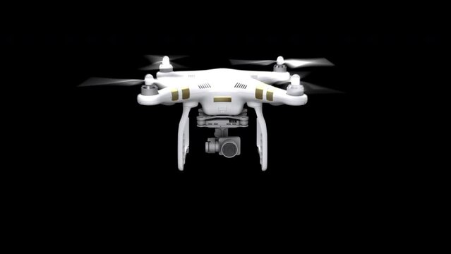 Drone Transition, clip on transparent alpha channel backgrounds for easy drag and drop.