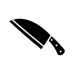 kitchen knife icon vector design template in white background