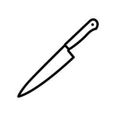 kitchen knife icon vector design template in white background